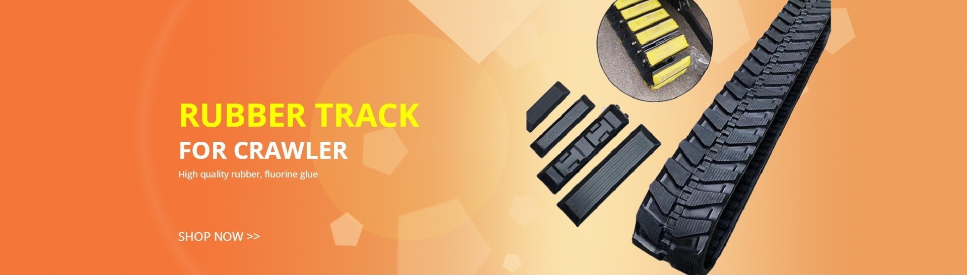 Crawler Rubber Track Plate